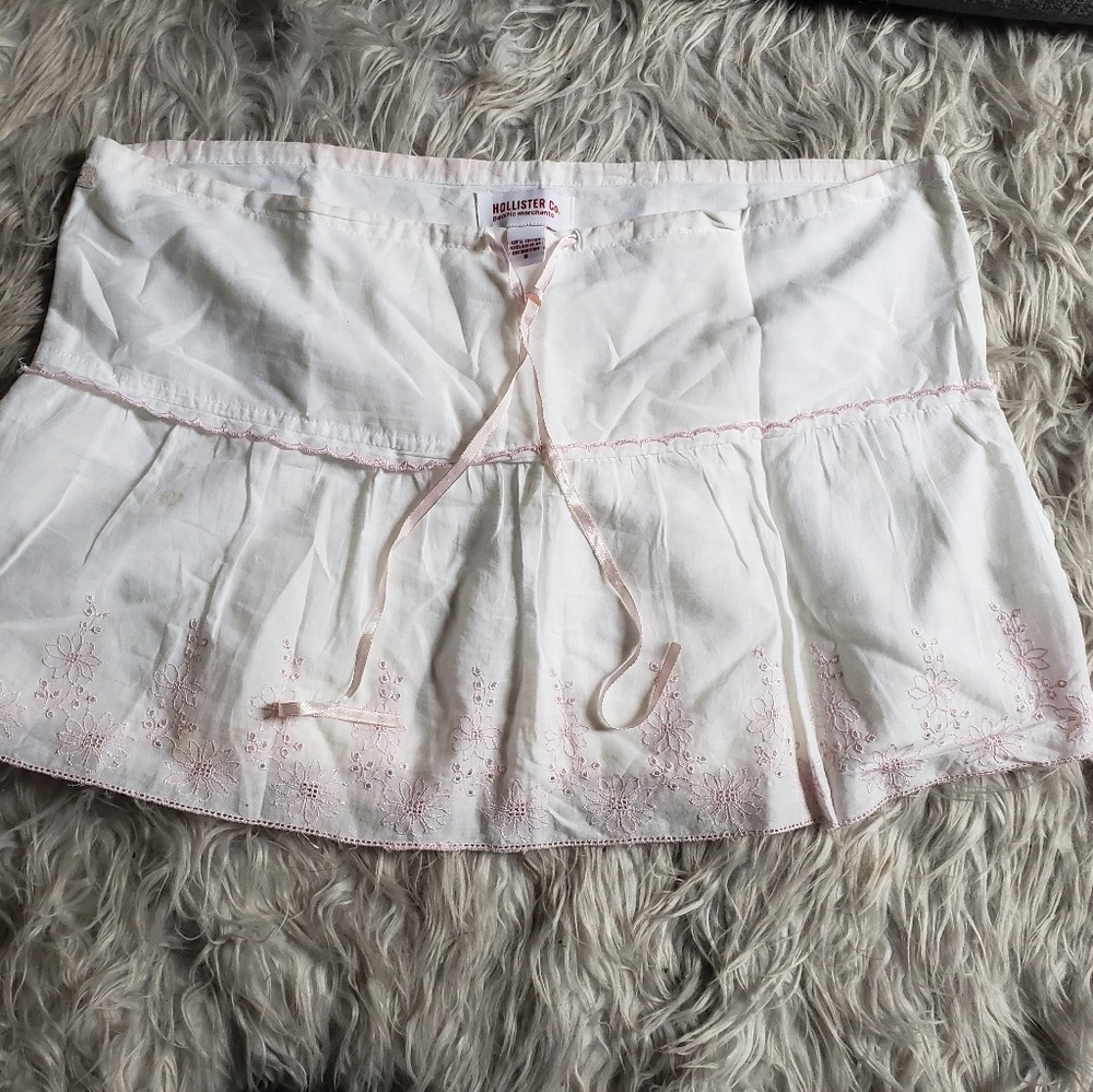 Hollister Front Tie Mini Skirt